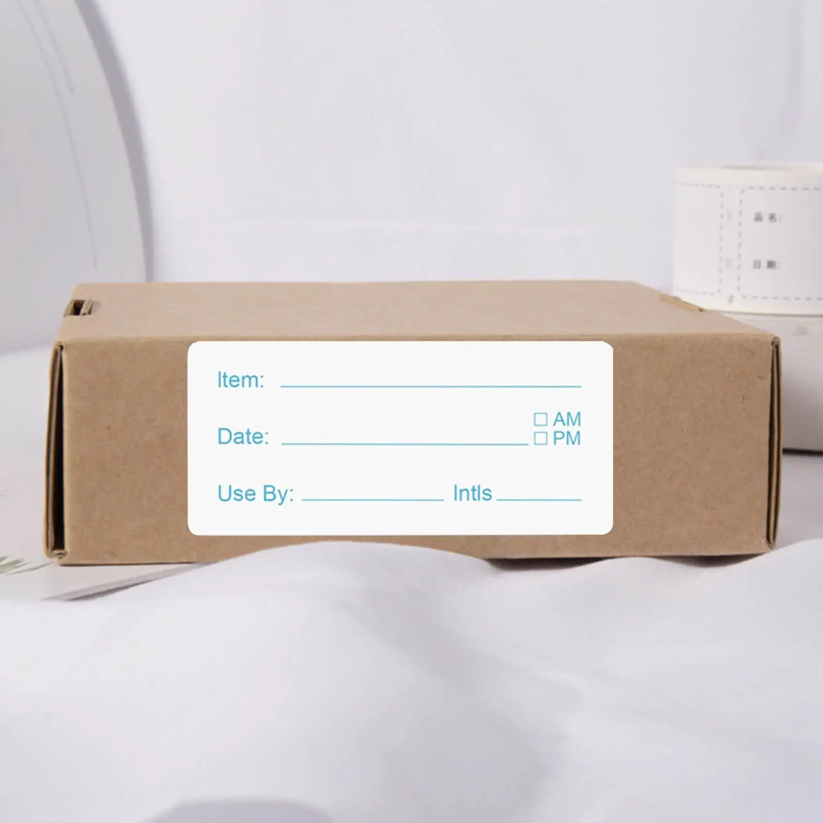Dissolvable Food Storage Labels for Home and Restaurant Use, No Residue, Perfect , Metal, Plastic Containers, 1x2 inch