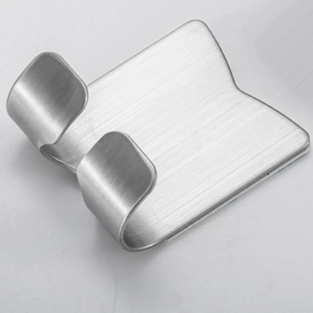 

Self Adhesive Hair Dryer Holder Wall Mounted Stainless Steel Rack Organizer for Bathroom No Drill Installation