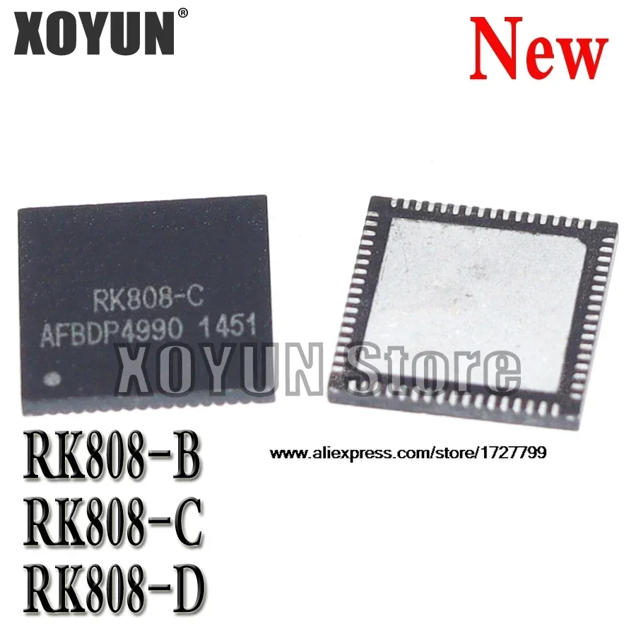 (2piece)100% New RK808-B RK808-C RK808-D RK808-8 RK808 B RK808 C RK808 D QFN-68