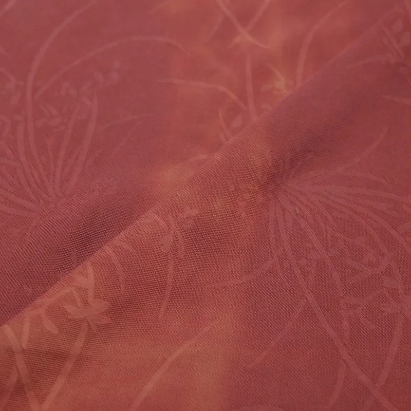 

LAN pattern silk intangible cultural heritage traditional Xiangyunsha fabric woven flower-patterned breathable