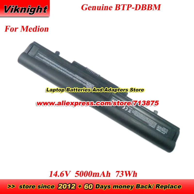 

Genuine BTP-DBBM Battery BTP-D8BM BTP-D9BM BTP-DABM For Medion Akoya E6214 P6622 MD98250 P6630 MD89560 MD98330 MD98390 Battery