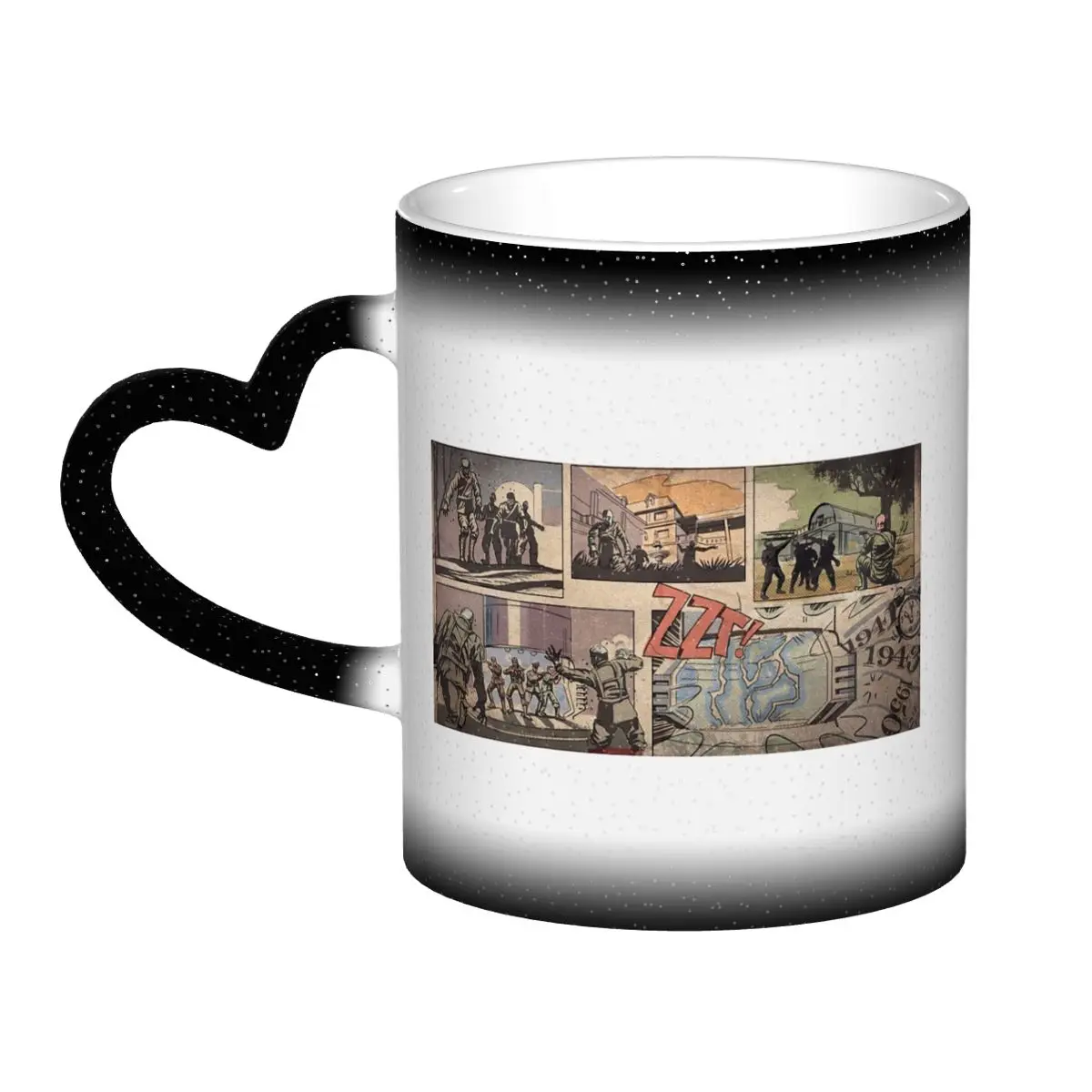 

COD Zombies Kino Der Toten Загрузочный экран Кружка Забавные керамические кофейные чашки Чайные кружки Молочная чашка Посуда для напитков Подарок для женщины и мужчины