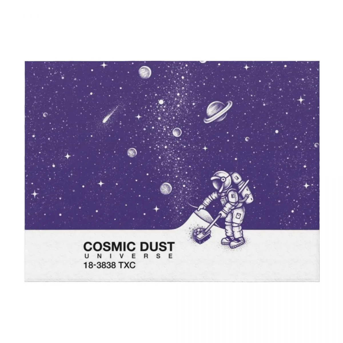 

Cosmic Dust Throw Blanket for sofa Stuffeds Soft Plush Plaid Soft Plaid Blankets