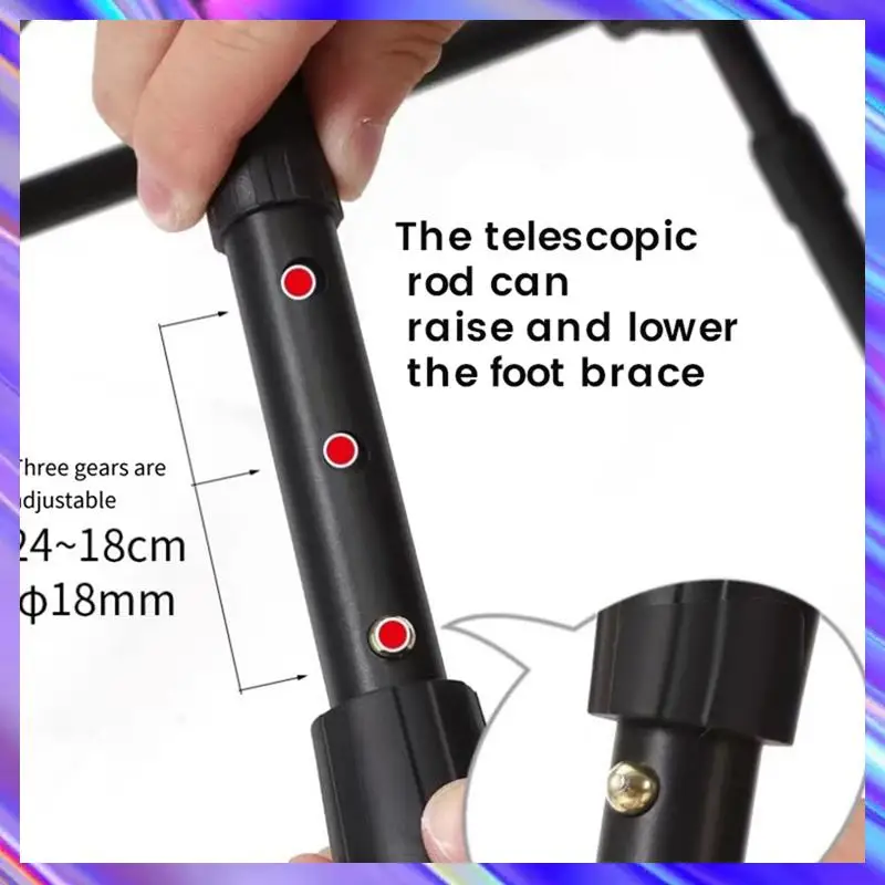 

Folding Camping Chair Picnic Hiking Travel Backpack Beach Moon Fishing Portable Chair Outdoor Black 1 PCS