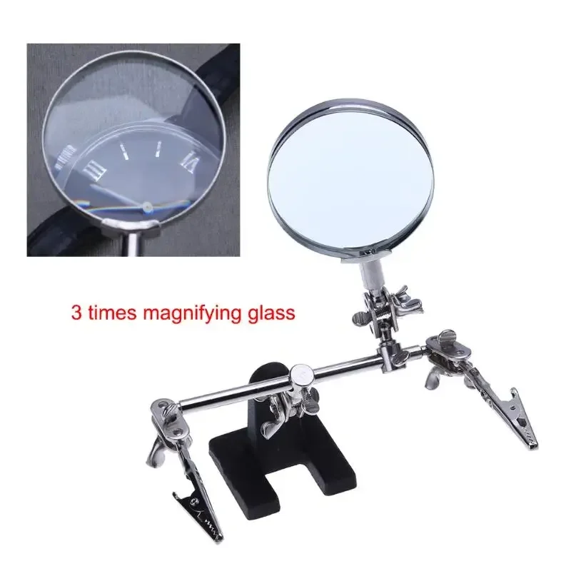 Universal Clamp Form Magnifying Glass Desktop Magnifier Phone Repair Platform Station Holder Soldering Repair Tool