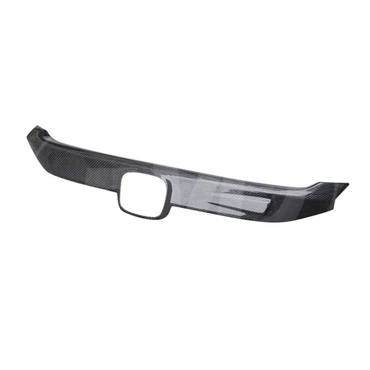 

M STYLE CARBON FIBER FRONT GRILLE COVER for 2017-2019 HONDA CIVIC FC1 FK7