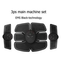 Kits Loss Weight Gel Pads Hip Muscle Stimulator Massager Fitness Abdominal Trainer Arm Abdomen Trainer EMS Muscle Stimulator