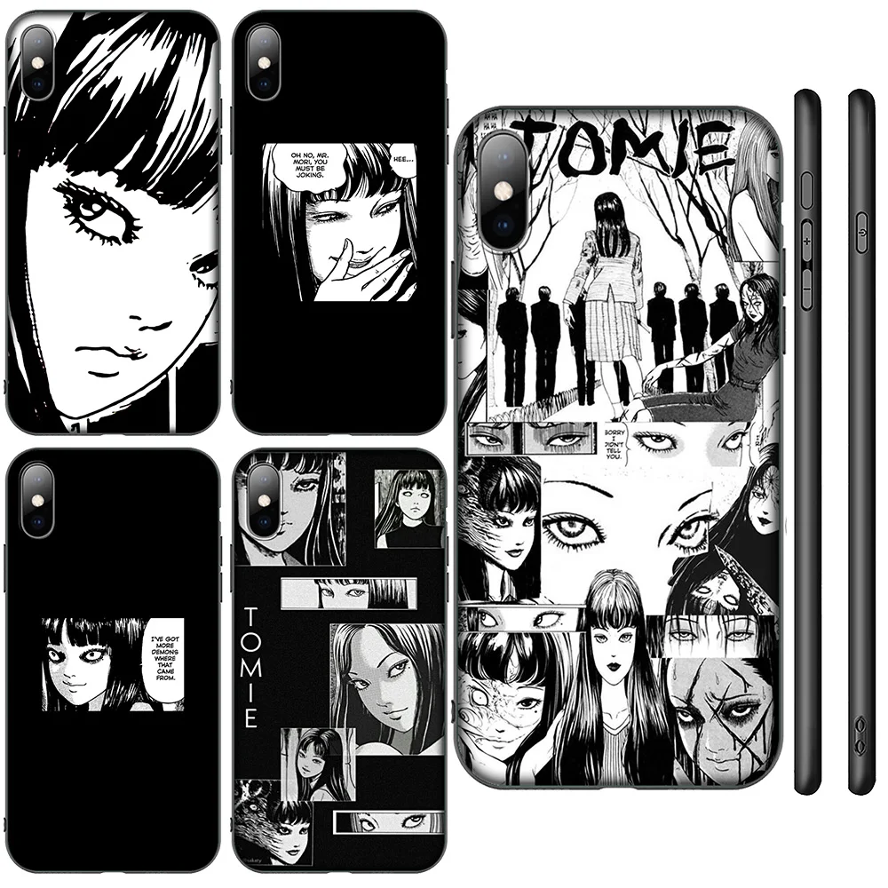 H-89 Junji Ito Tomie Anime horror New Phone Case for Xiaomi Redmi Note 11 11s 10 10s 9 9s 10t 8T 8 7 6 Pro Max