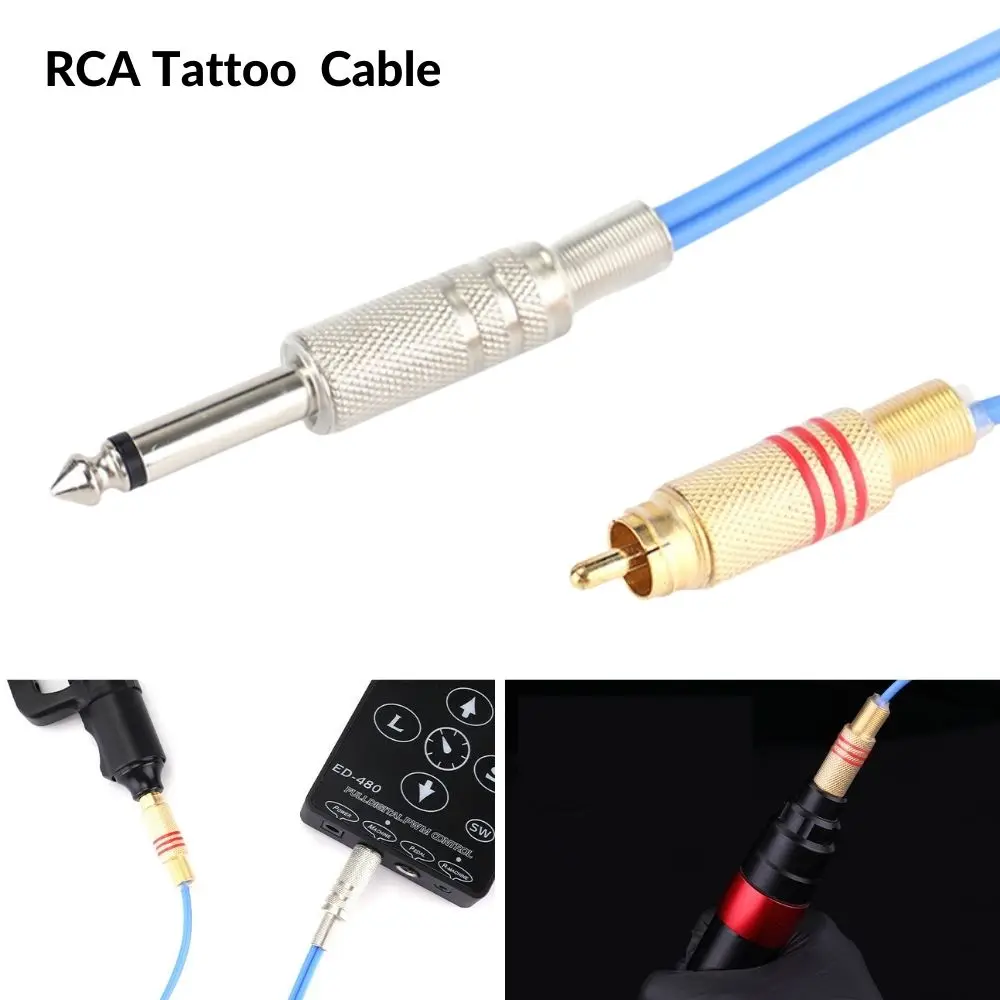 

Tattoo Machine Cable Clip Cord Power Supply Tattooing Machine Equipment Accessory RCA DC Cord Rotary MachineTattoo Connection