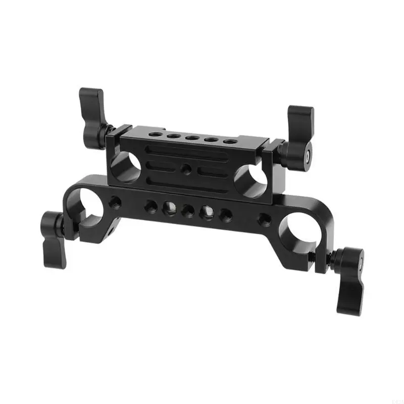 

K43A Camera Accessory Double Tube Clamp Converts 19mm to 15mm for Rail Rod Support
