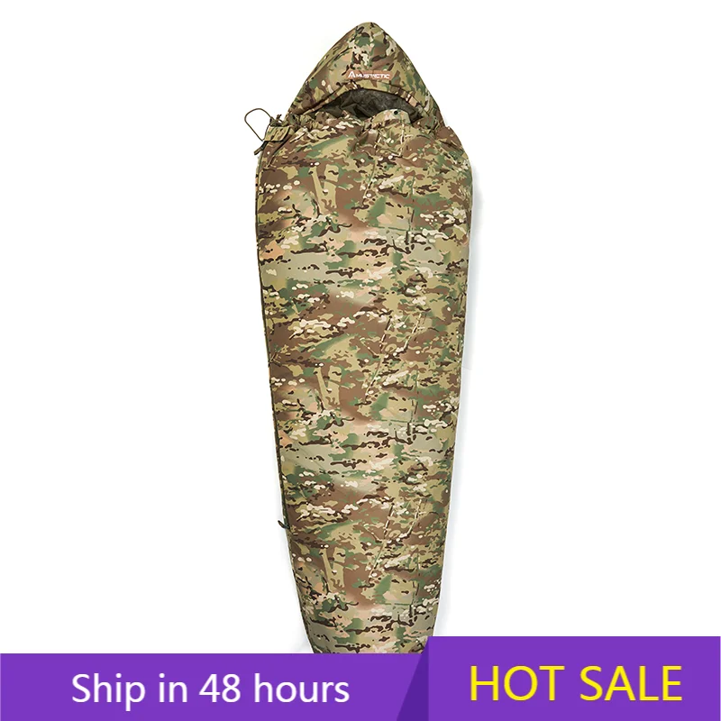 

YTYIN Akmax Modular Sleeping Bag System With G-Loft Cotton and Waterproof Bivy Cover for Cold Weather Camping and Survival Shelt