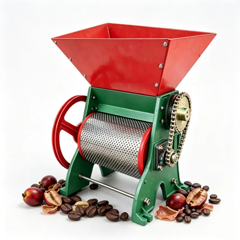 Small Cocoa Bean Sheller Coffee Beans Shelling Fresh Coffee Bean Peeler Machine