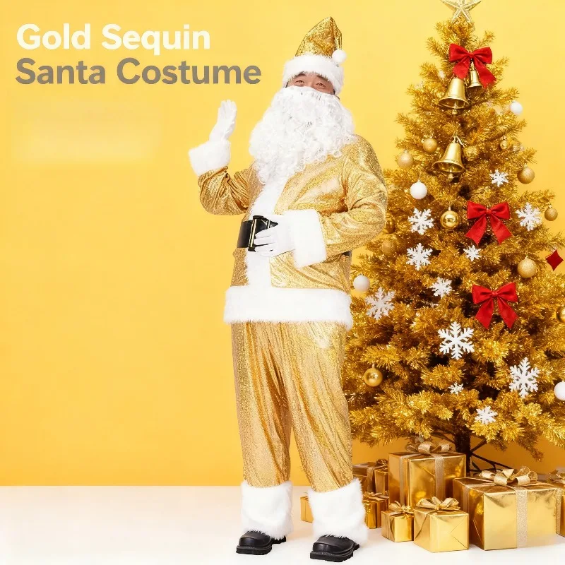 زي أداء مرحلة عيد الميلاد لعام 2025، زي سانتا كلوز التأثيري