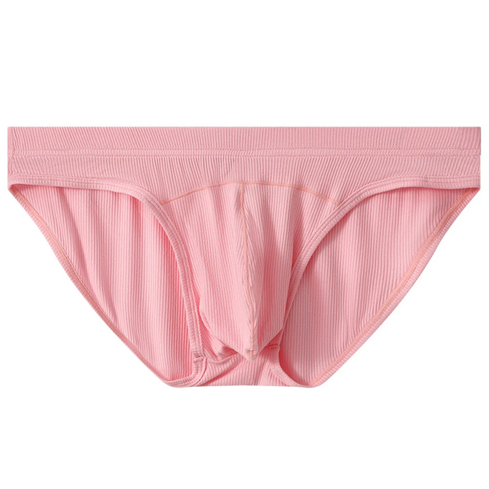 Comfortable Fit Mens Briefs Underwear Sexy Mens Lingerie Solid Color Suitable For All Seasons Brand New Condition