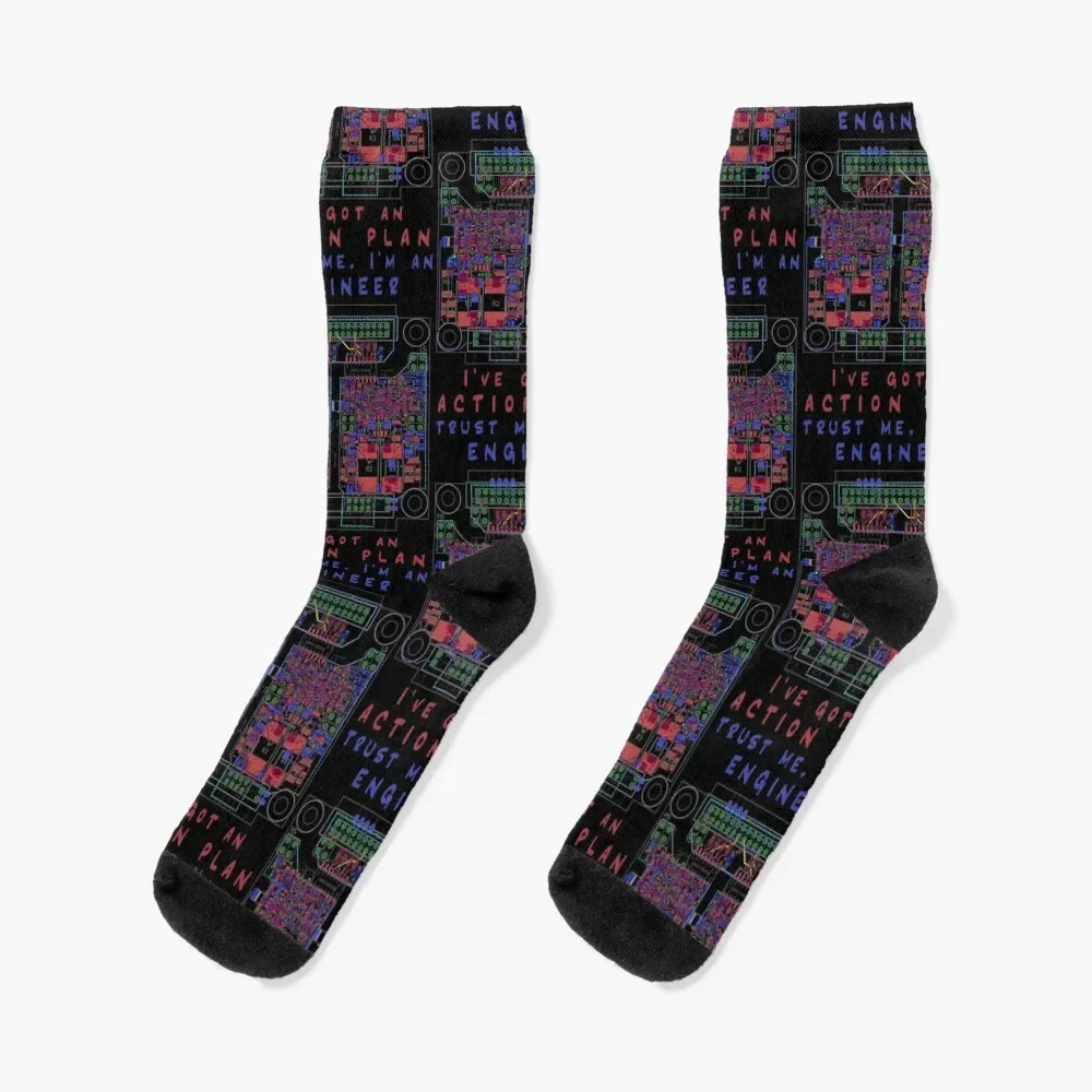 

Trust me, I'm an engineer, I've got an action plan! PCB design Socks ankle Thermal man winter Socks For Women Men's