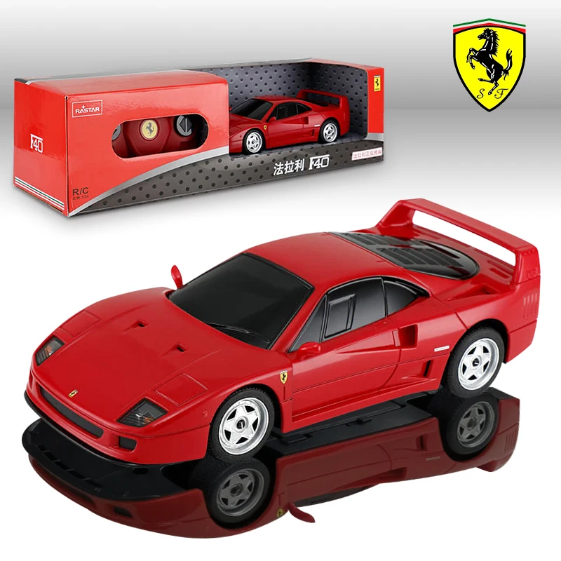 1/24 Simulate RC Ferrari F40 Racing Sports Car Model 458 LaFararri Collection Car Remote Control Toys Rastar Children Kids Gift