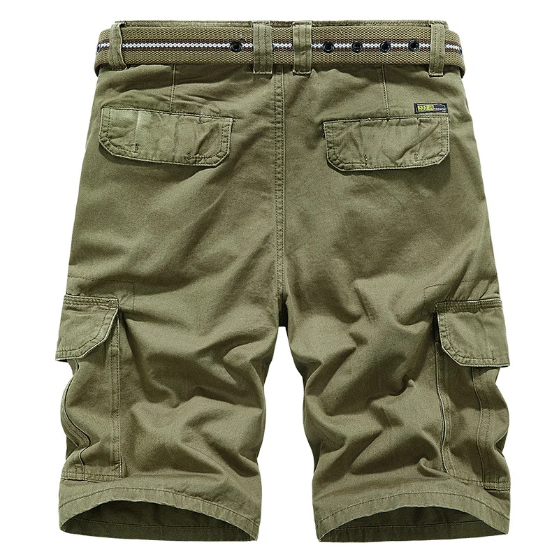 New MOTO POC Men's Cargo Shorts 2022 Summer Cycling  Cotton Loose Joggers Shorts Men Multiple Pockets Work Casual Short Pants