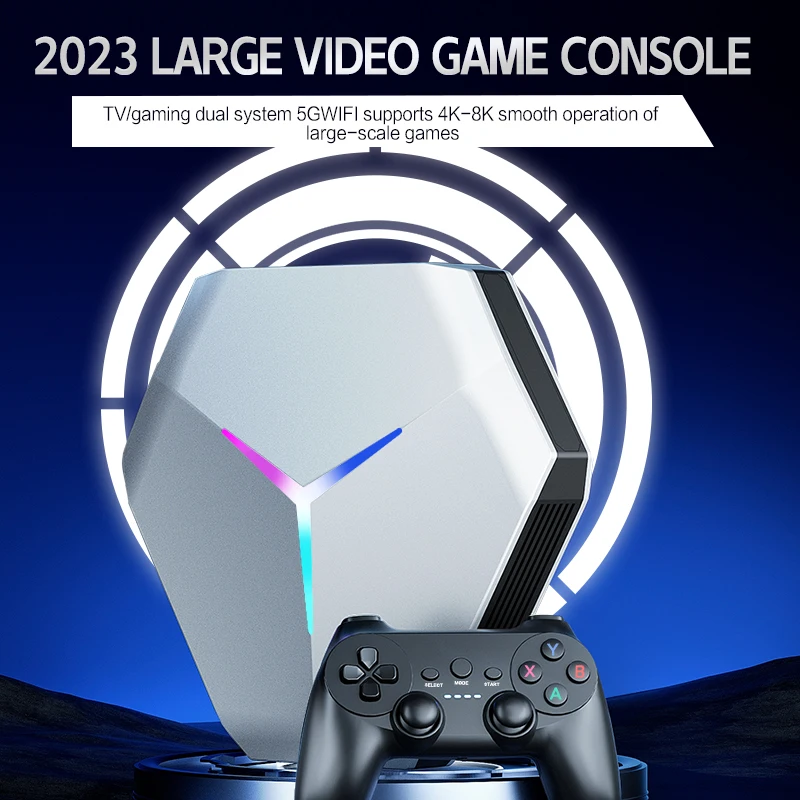 

X10 Super Box Game/TV Dual System Android TV Box Amlogic S905X4 5G WIFI Support 4K 8K Ultra Large Games and 60 Emulator Gamebox