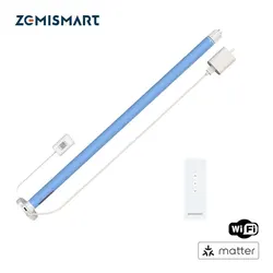 Zemismart Matter WiFi Smart Roller Shade Blinds Motor Plug-In for 17 25 28mm Tube Alexa Homekit Google Home Smartthings Control