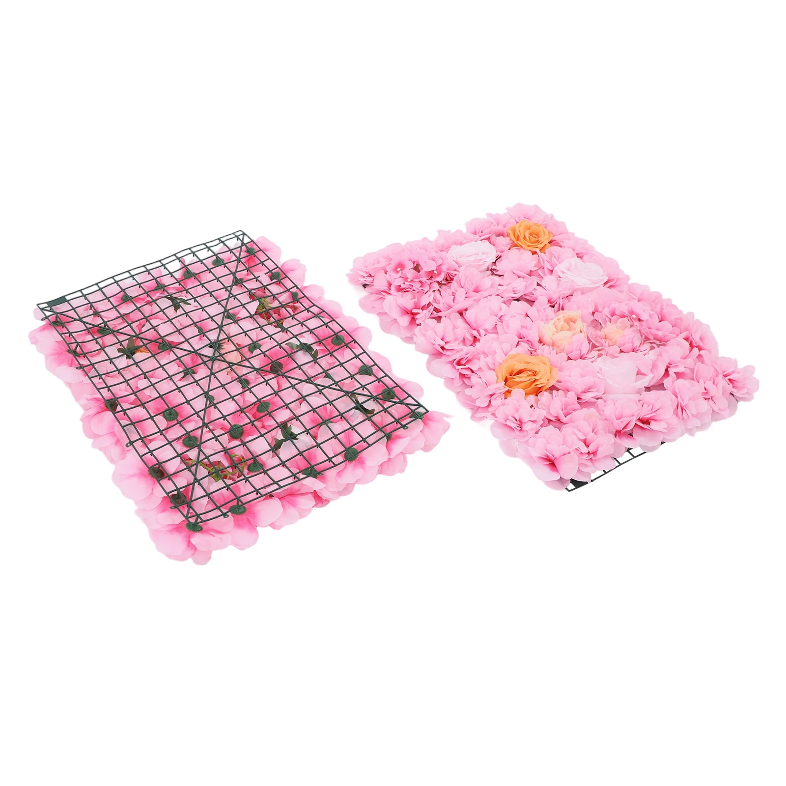 الحرير روز ديكور المنزل النباتات المقلدة ورد صناعي حائط الخلفية الزفاف الديكور زهرة جدار ديكور الزفاف الرومانسي #5