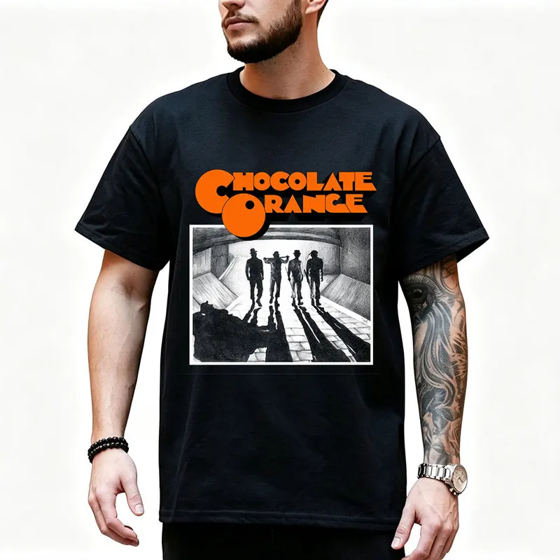 A Clockwork Orange 0825 Retro Movie Graphic T‑shirt Alex Droog Print Unisex Casual Tee Short Sleeve Streetwear All size S-6XL