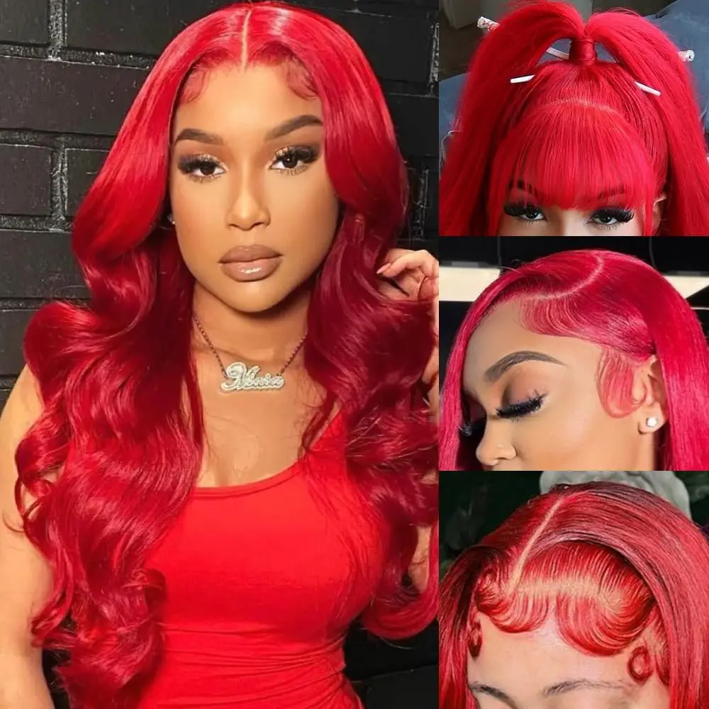 Red Lace Front Wigs… - image
