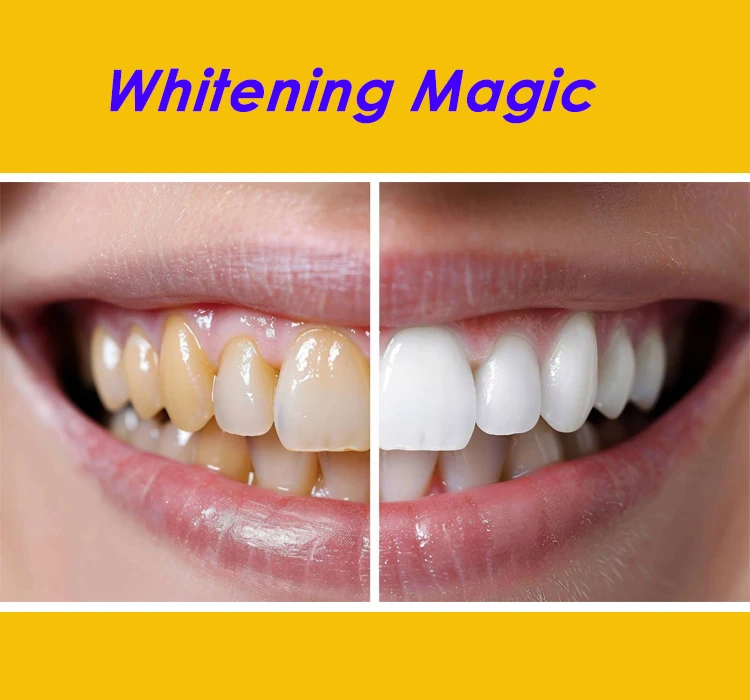 Dentifrice violet pour blanchiment des dents et anti-taches_voghion.com
