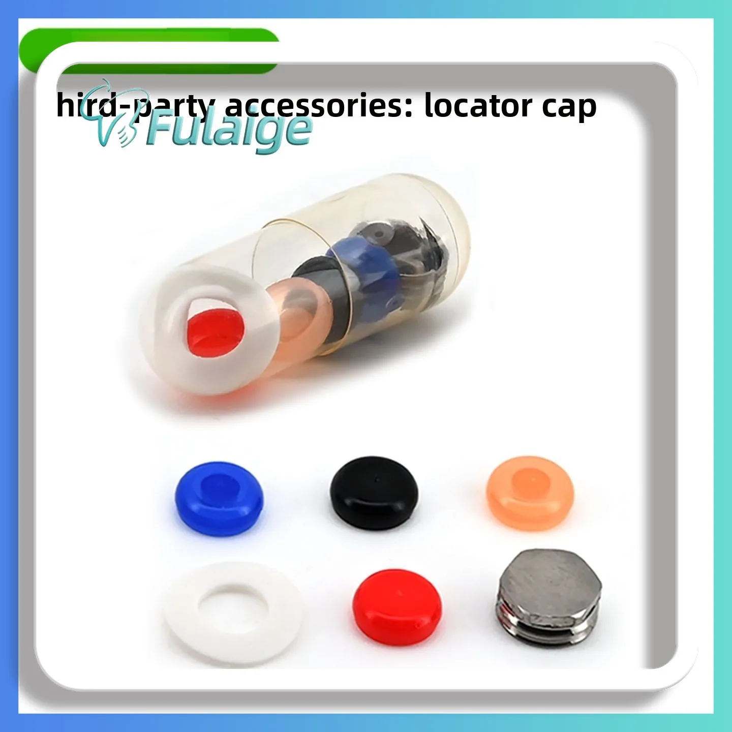 Dental Implant Abutment Overdenture Attachment Kit with Retention Caps Locator Core Tool Removable Insertion Extraction