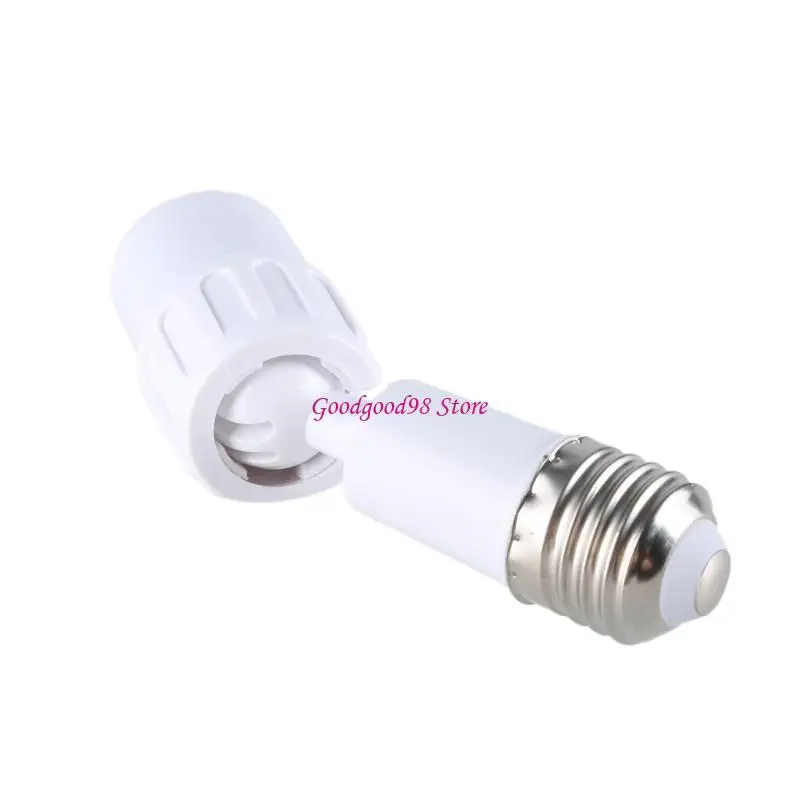 

E27 to E27 Socket Extender Rotatable Light Fixture Adapter for LED Incandescent Fan Camera Rotatable Light Fixture W8EC