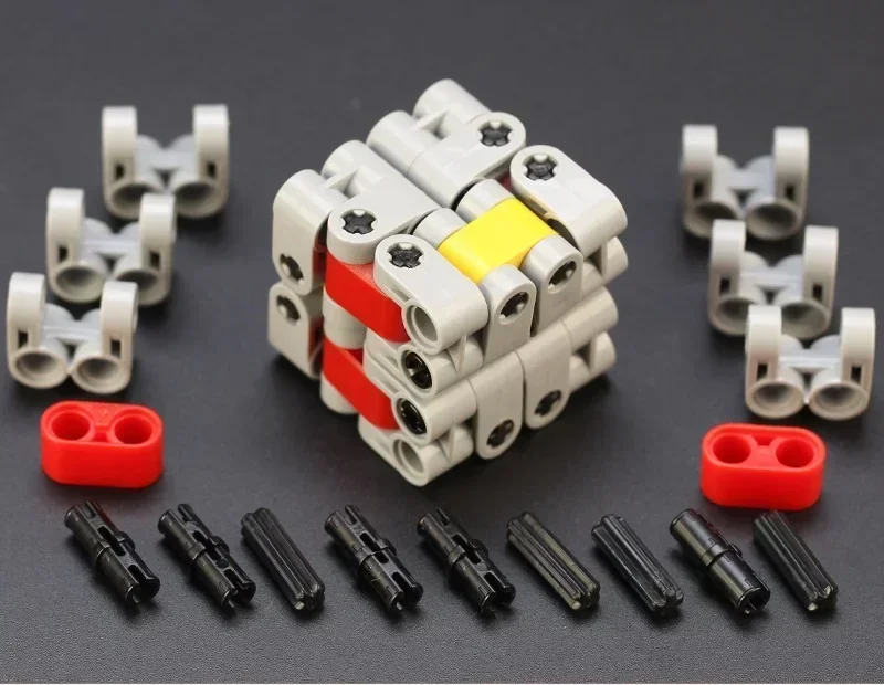 Piccoli blocchi di particelle: giocattolo Fidget in stile cubo di Rubik per alleviare lo stress e l'ansia (giocattolo da scrivania)