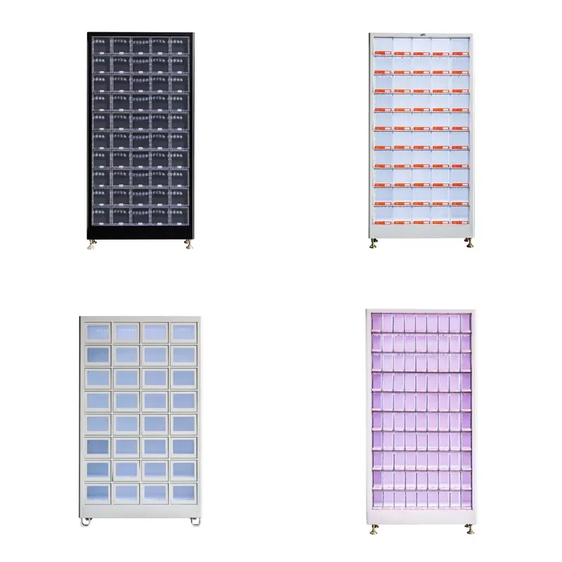 for XG 50 Locker Slave Vending Machine with SDK Auto Clean Function and Multiple Payment Options for Clothes or Tools