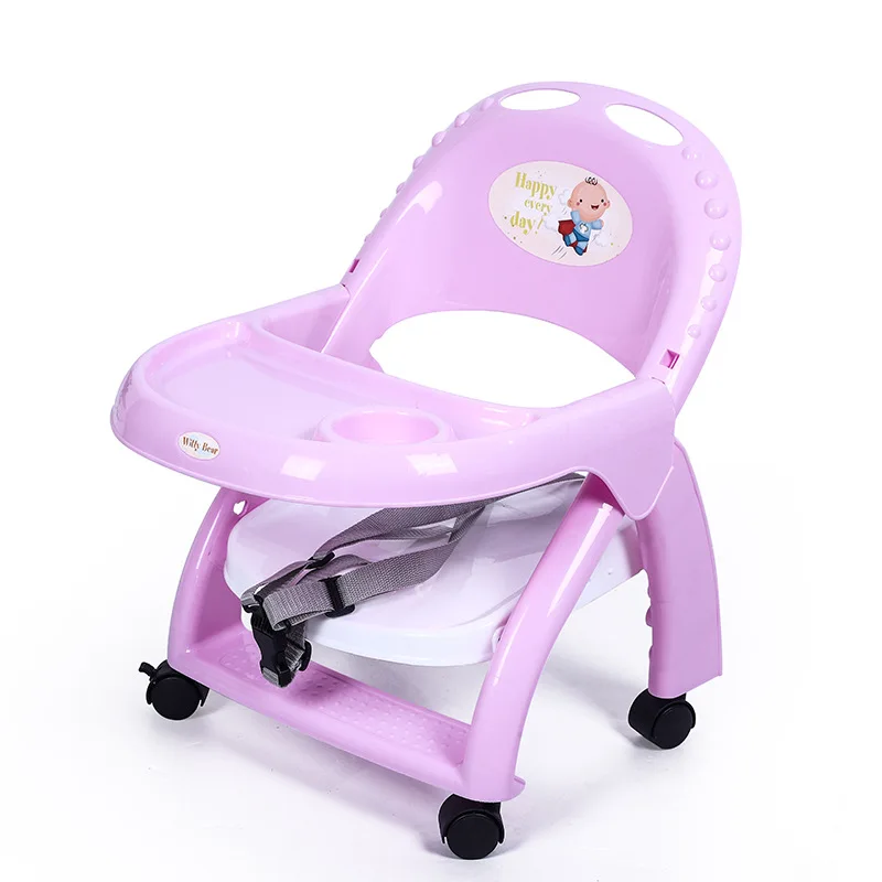 Baby dining chair multifunctional with sound BB detachable children eating dining chair cartoon infant portable stool