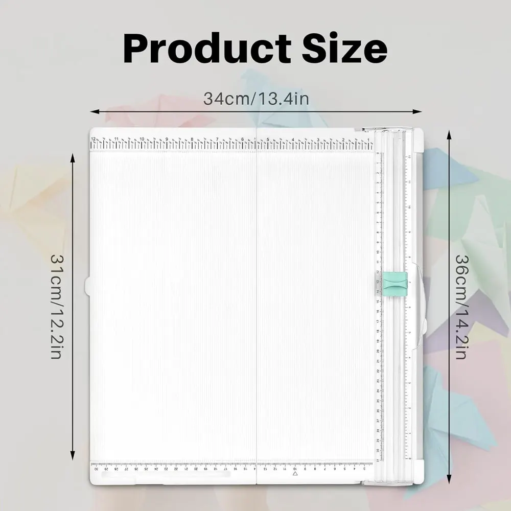 1PC opvouwbare kraspapiersnijder voor twee doeleinden scorebord, 12x12 inch ambachtelijke papiersnijder.