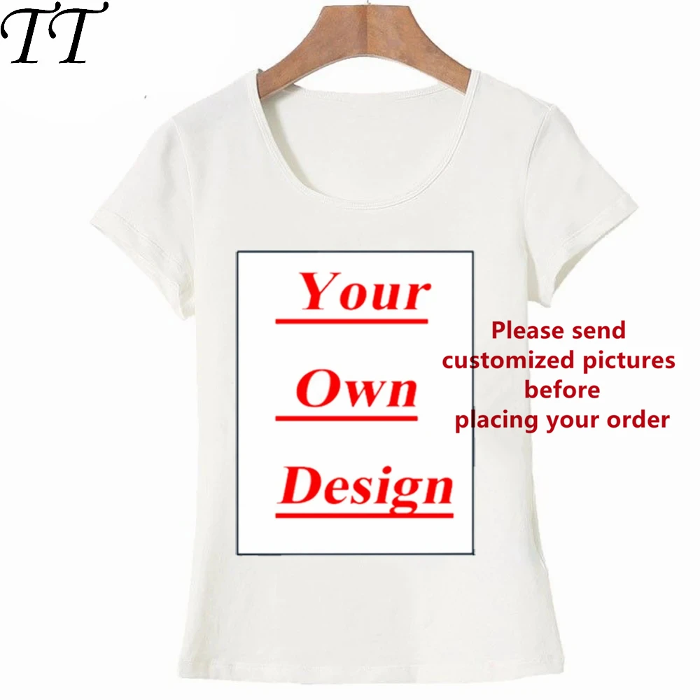 Unique Custome Women's T-shirt Print Your Own Design Casual Tops girl tees animal cartoon lovers celebrity birthday party