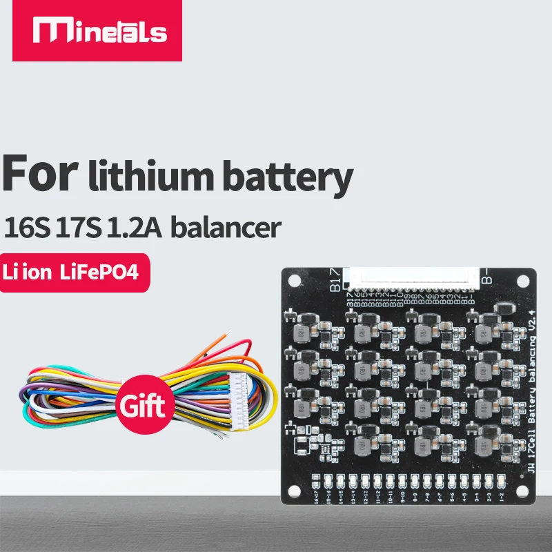 

16s 17s 1.2a Li-ion Lithium Battery Lifepo4 Active Equalizer Balancer Energy Transfer Board battery pack pcm