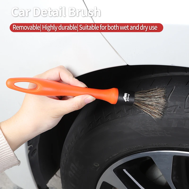 1Set Car Detailing Brush Gap Dust Removal Brush Cleaning Tools For Suzuki DZire Baleno Spacia Xbee Swace Across S-Presso Ertiga - view 5