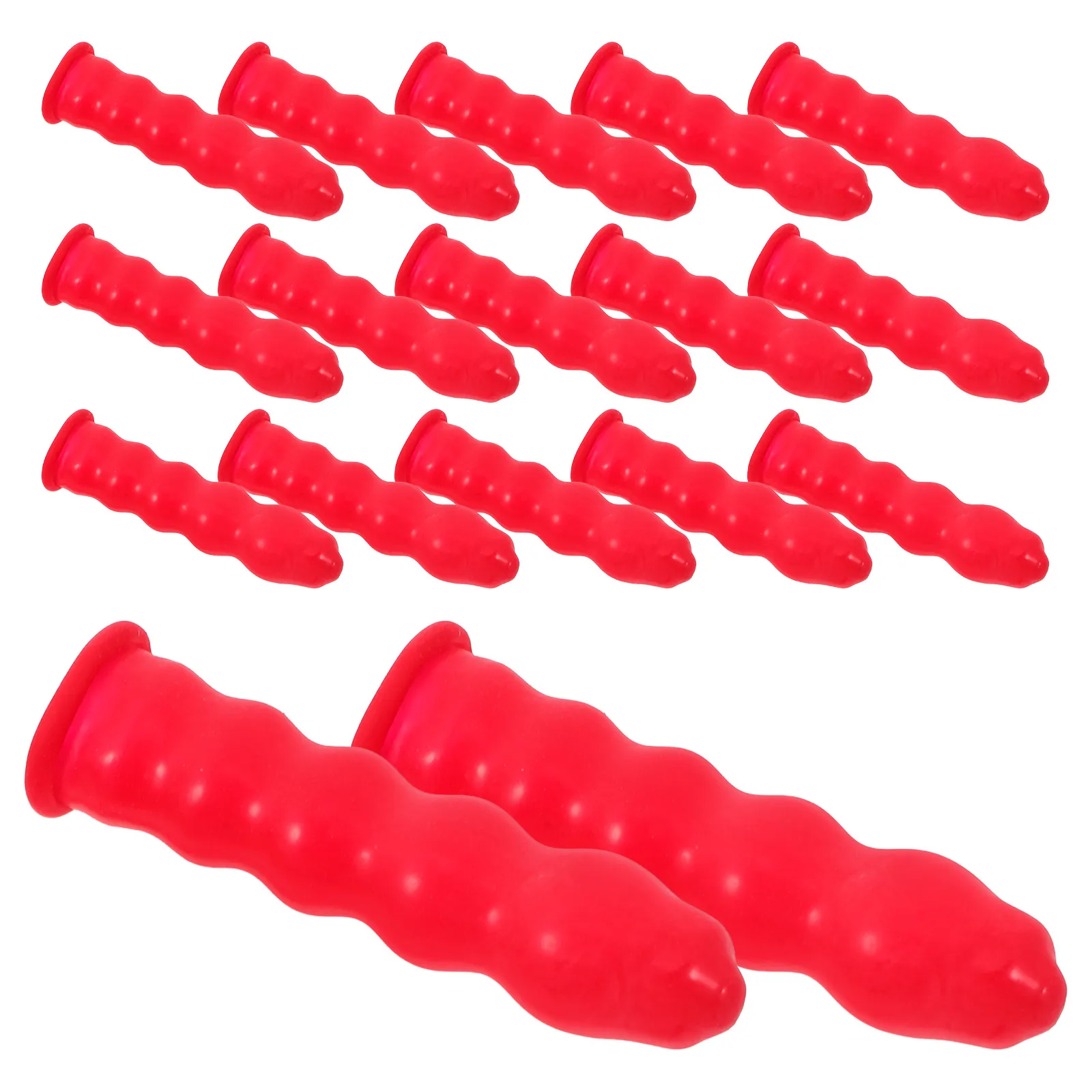 

80pcs Glass Caulk Sealing Caps Leakproof Latex Tube Nozzle Protector For Caulking Tips Set Saving Applicator Stopper