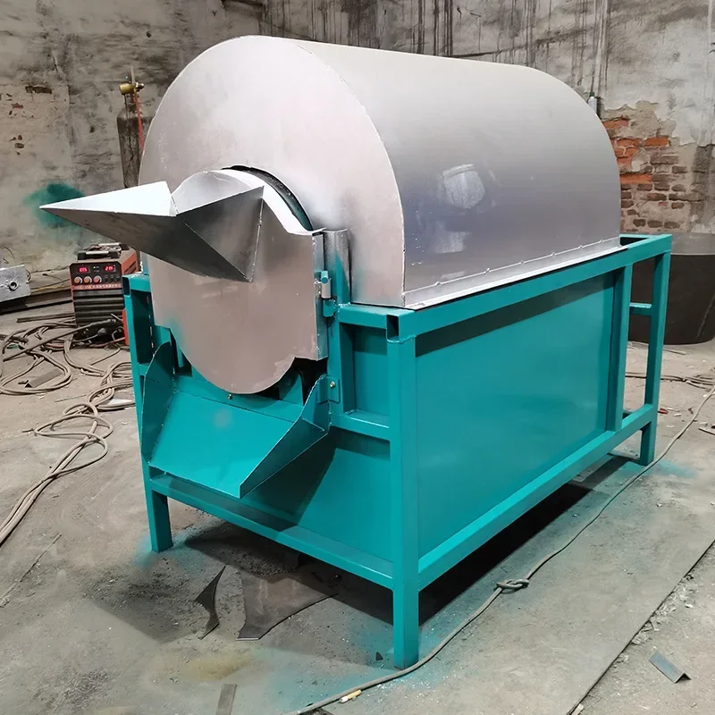 Small Househol Multi-functional Grain Nut Roaster Commercial Automatic Roller Peanut Sesame Almond Cashew Soybean Nut Roaster