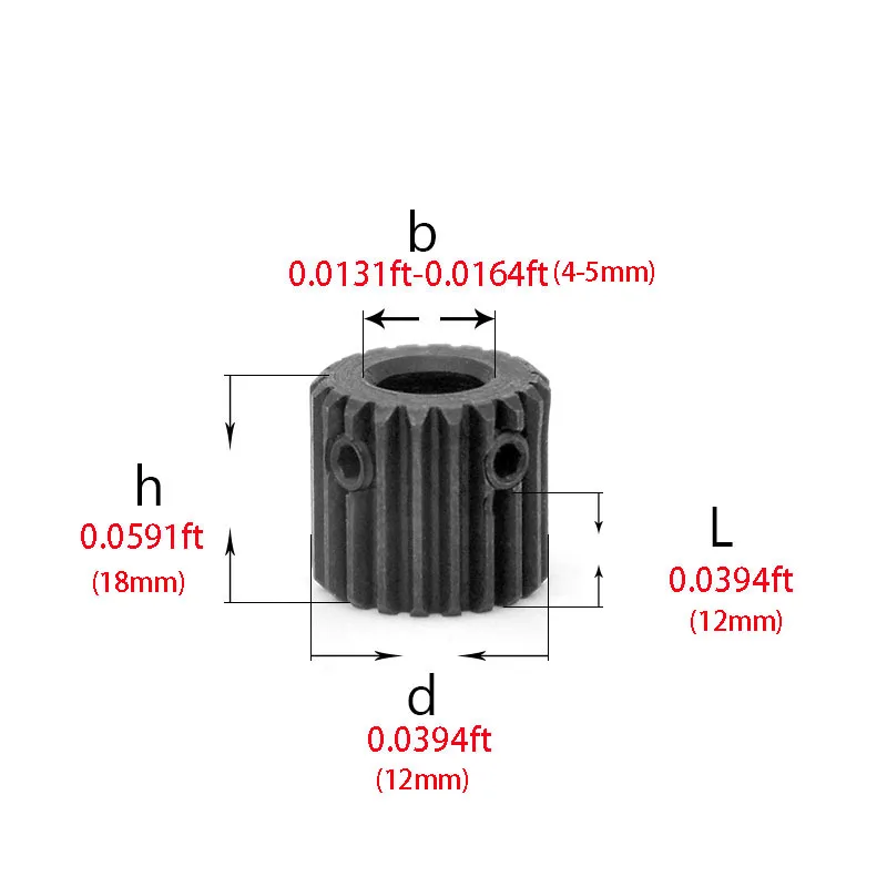 1 قطعة 1 Mod ترس 10T تتحمل 4 مللي متر 5 مللي متر 45 الصلب حفز والعتاد نقل المعادن اكسسوارات أجزاء المحرك سطح اسوداد