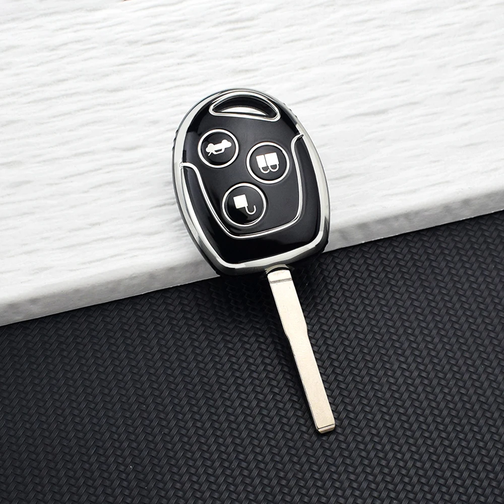 TPU Remote Car Key Case for Ford Fiesta Mk7 Mk5 Mk6 Mondeo Focus 2 Mk2 Transit Ka Fusion C-MAX S-MAX Auto Key Cover Accessories