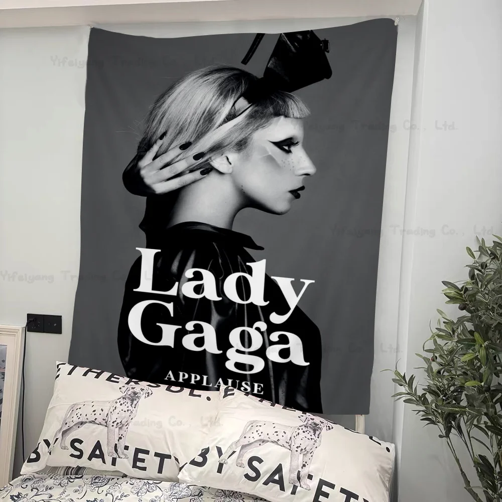 Lady Gaga Singer Colorful Tapestry Wall Hanging Bohemian Wall Tapestries Mandala Wall Art Decor