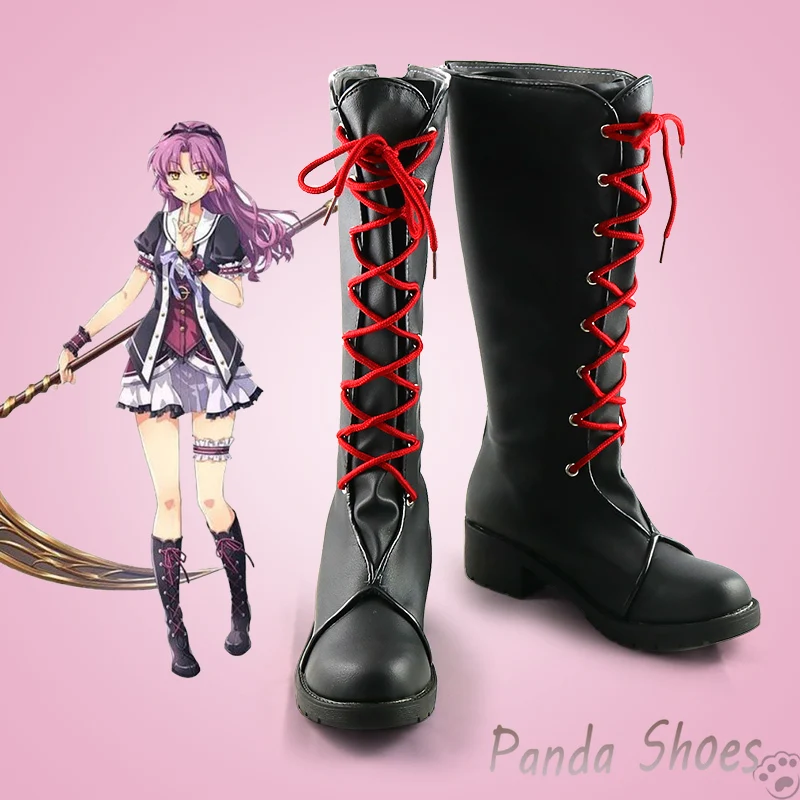 Game Eiyuu Densetsu Sen no Kiseki 4 Ling Cosplay Shoes Anime Game Cos Comic Cosplay Costume Prop Shoes for Con Halloween Party