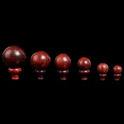 Wood Guru Bead Redsandalwood Guru Bead Three Holes Bead and Tower for Tibetan Malas