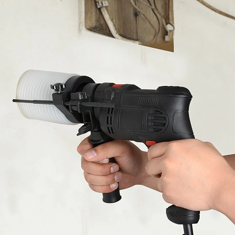 Taza colectora de polvo, accesorios de mazo eléctrico, cubierta protectora de goma Universal, taladro a prueba de polvo, herramienta eléctrica duradera