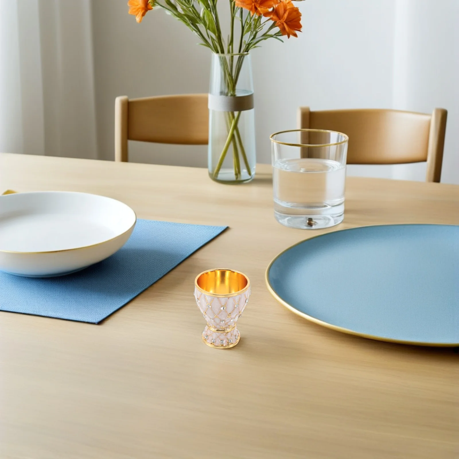 

Винтажный металлический бокал для вина в европейском стиле, небьющийся бокал со стразами в стиле ретро, вечерние коктейльные держатели, бокалы для вечеринки