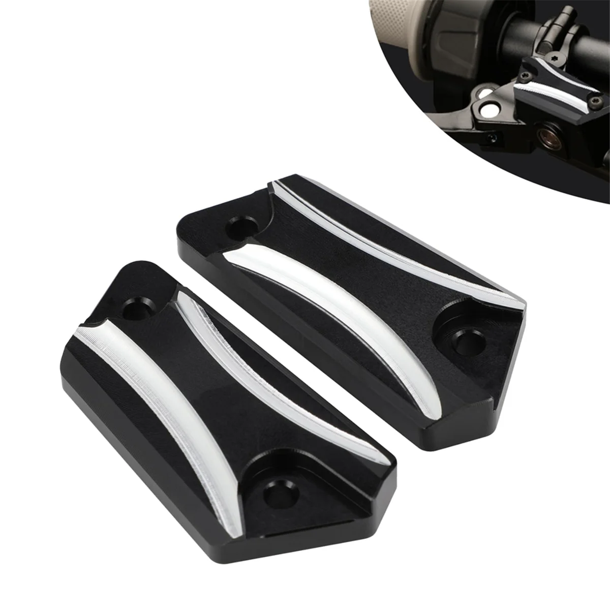 

Front Brake Reservoir Cap for Surron Light Bee S/X Motorcycle Brake Clutch Master Cylinder Cover Accessories Black