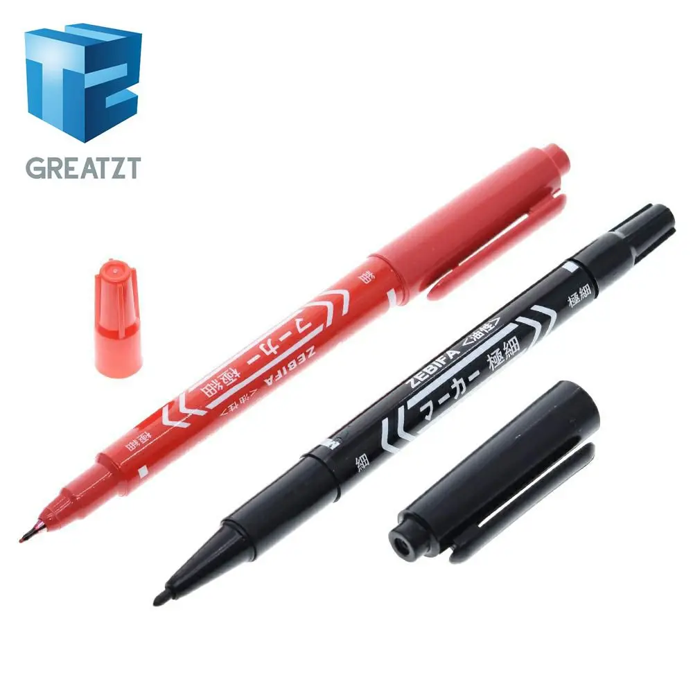 GREATZT Smart Electronics CCL Anti-etching PCB circuit board Ink Marker Double Pen For DIY PCB