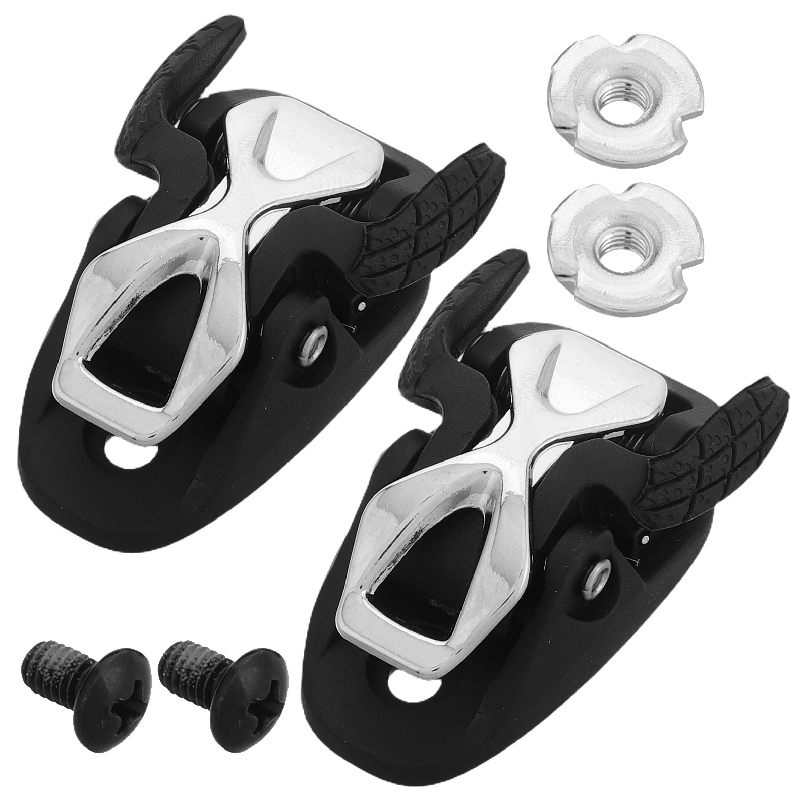2pcs Roller Skate Accessories Durable Buckles for Inline Skates Easy Installation Universal Fit Lightweight Practical Long Term