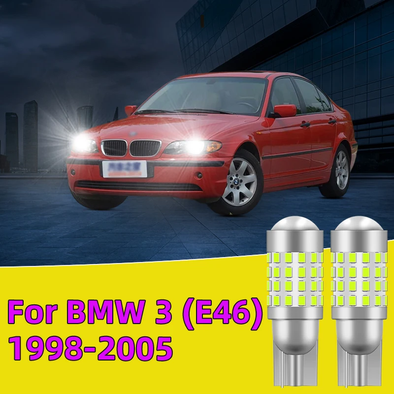 

2PCS For BMW 3 (E46) 1998-2005 Car T10 Led Traffic Bulb width light side marker position Signal Lamp 12V24V Clearance Lights