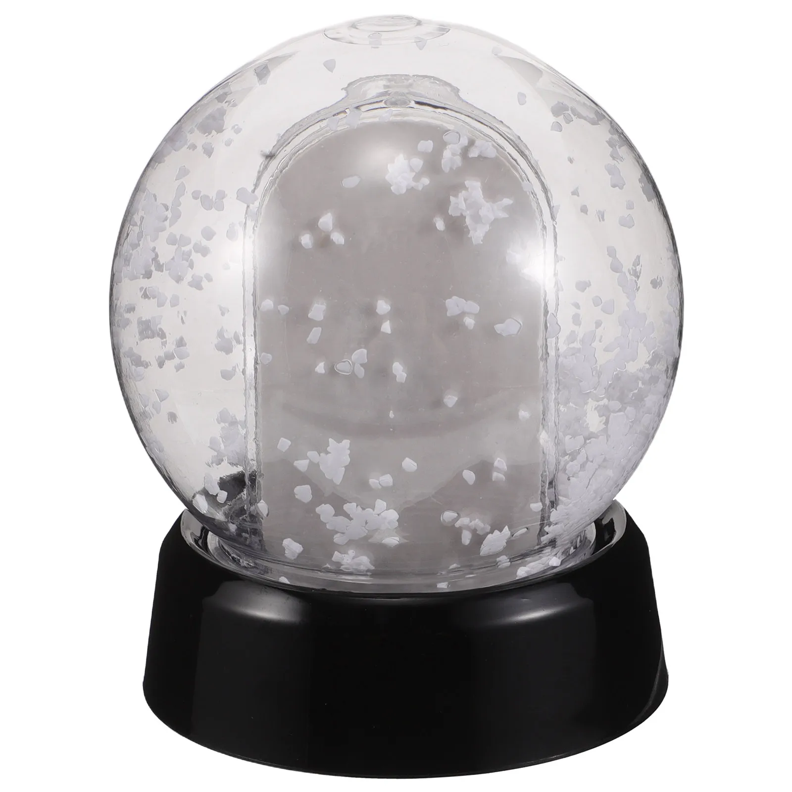 Blank Plastic Photo Snow Globe Sublimation Christmas Craft Display Picture Frame Home Decoration 11x8cm DIY Photo Snow Globe Kit